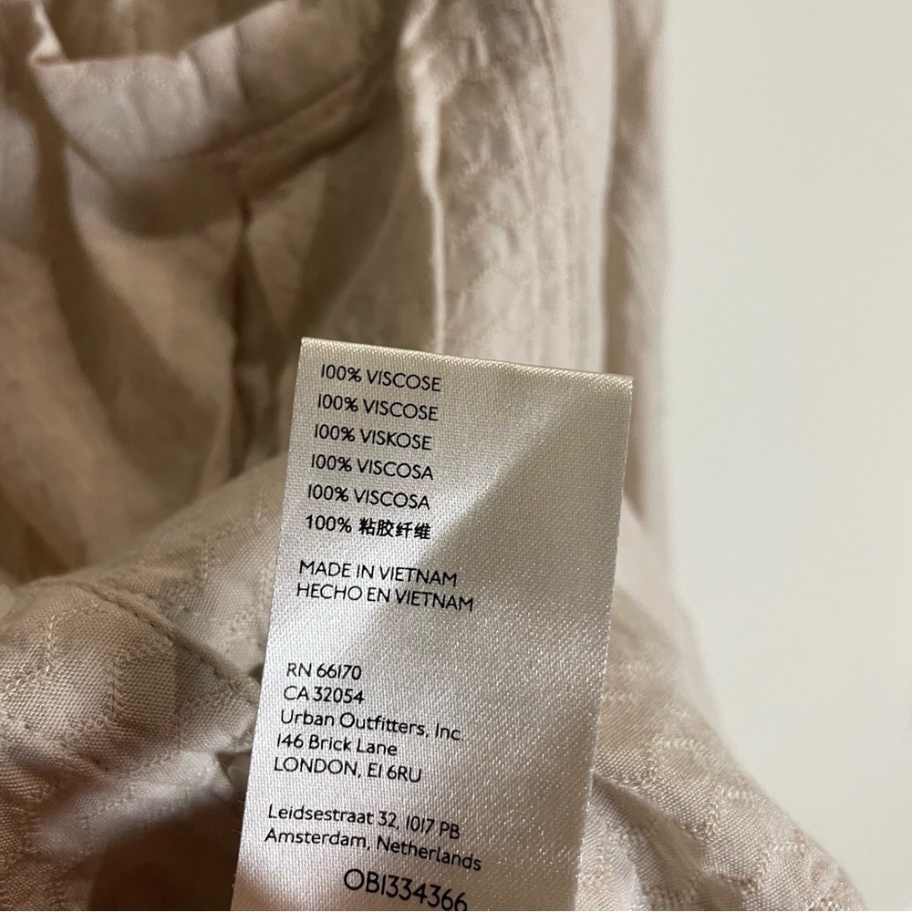 Free People Erin Buttondown in Tea/Cream size XS - Picture 12 of 12